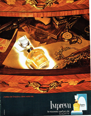 Werbung Advertising 018 1967 Parfum Imprévu by René Coty