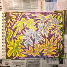 Drawing 11X14" Oil Pastel on Paper