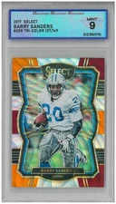 2017 Panini Select BARRY SANDERS #200 Tri-Color 137/149 💎 DSG 9 Mint