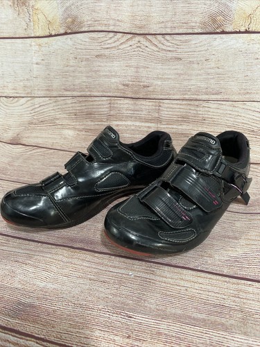 Shimano SH-WR62L Road SPIN Cycling Shoes Black/Pink WOMEN'S Size EU 39 (US 7.2) - Picture 2 of 10