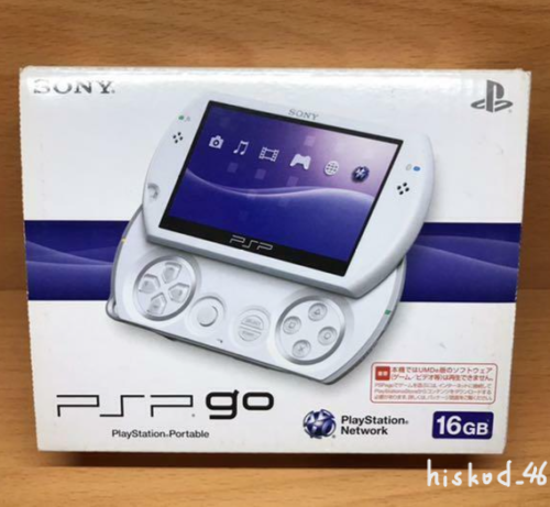 PSP Go PlayStation portable Piano PSP-N1000 Game Console White Used W/ Box EX JP - Picture 1 of 5