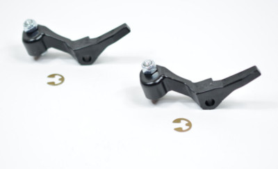 (Pair) Holley 30cc Accelerator Pump Arm Black Plastic Retaining Clip Carburetor