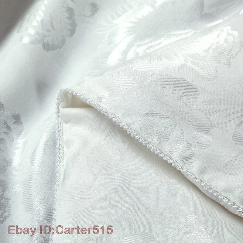 Manta edredón mezcla seda edredón edredón verano king queen ropa de cama doble Foto 4 de 4