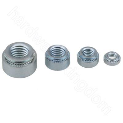 30PCS M3 M4 M5 M6 Self Clinching Nuts Bright Zinc Stamping Rivet Nut