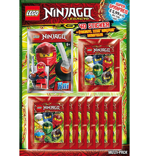 LEGO® Ninjago™ Legacy Sticker Series 2 - 1x Multipack incl. Figure & 8 Bags - SN10229 LEGO® Ninjago™ Legacy Sticker Series 2 - 1x Multipack incl. Figure & 8 Bags - SN10229