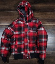 Women Sz Large Rocawear Y2k Down Puffer Jacket Vintage 