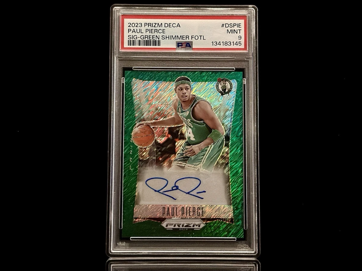Panini Paul Pierce Basketball Autographed Sports Trading Cards