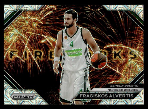Fragiskos Alvertis 2023-24 Panini Prizm EuroLeague #16 Fireworks Mojo #14/25