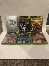 Microsoft Original Xbox 6-Game Lot Halo 2, RAW, LITR, Deathmatch