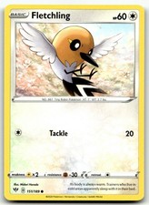 Fletchling 151/189 Common Darkness Ablaze Pokemon Moderately Played