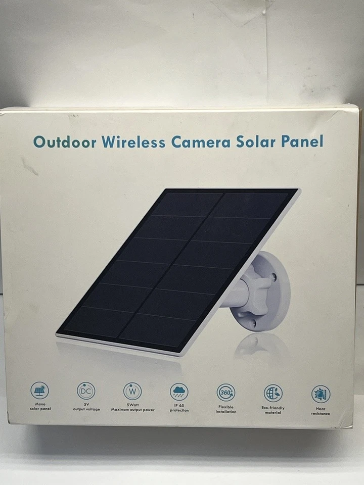 Wansview 2K Wireless Solar Powered Security Camera (1596) - Image 2 of 4