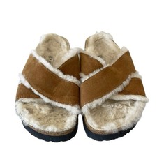 Birkenstock Papillo daytona shearling sandal In Tea US Sz 8