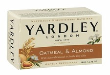 Yardley London Oatmeal Almond Naturally Moisturizing Bath Bar 4.25 Oz 24 Pack
