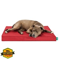 FurHaven Red Large Cooling Dog Bed Foam Mattress