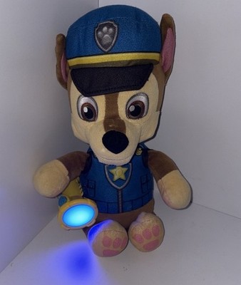 Paw Patrol Snuggle Up Chase Plush with Sounds & Light