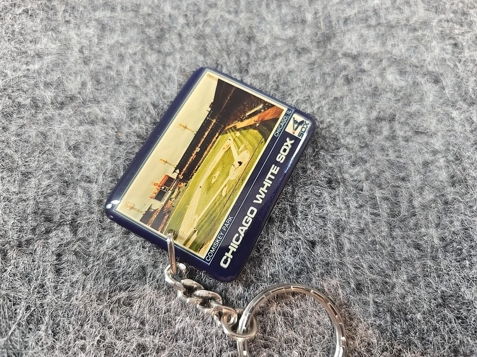 Comiskey Park Keychain Chicago White Sox Baseball MLB Rectanlge - Image 3 of 4