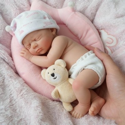 12-inch Reborn Baby Doll - Realistic Full Body Silicone Newborn Doll, Lifelik...