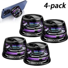 4 Pack Magnetic Portable Speaker G200 Mini Sound 5.0 Bluetooth Phone Holder