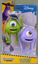 Disney Pixar Mike Wazowski And Gary Gibbs  Monsters At Work Damaged Packaging