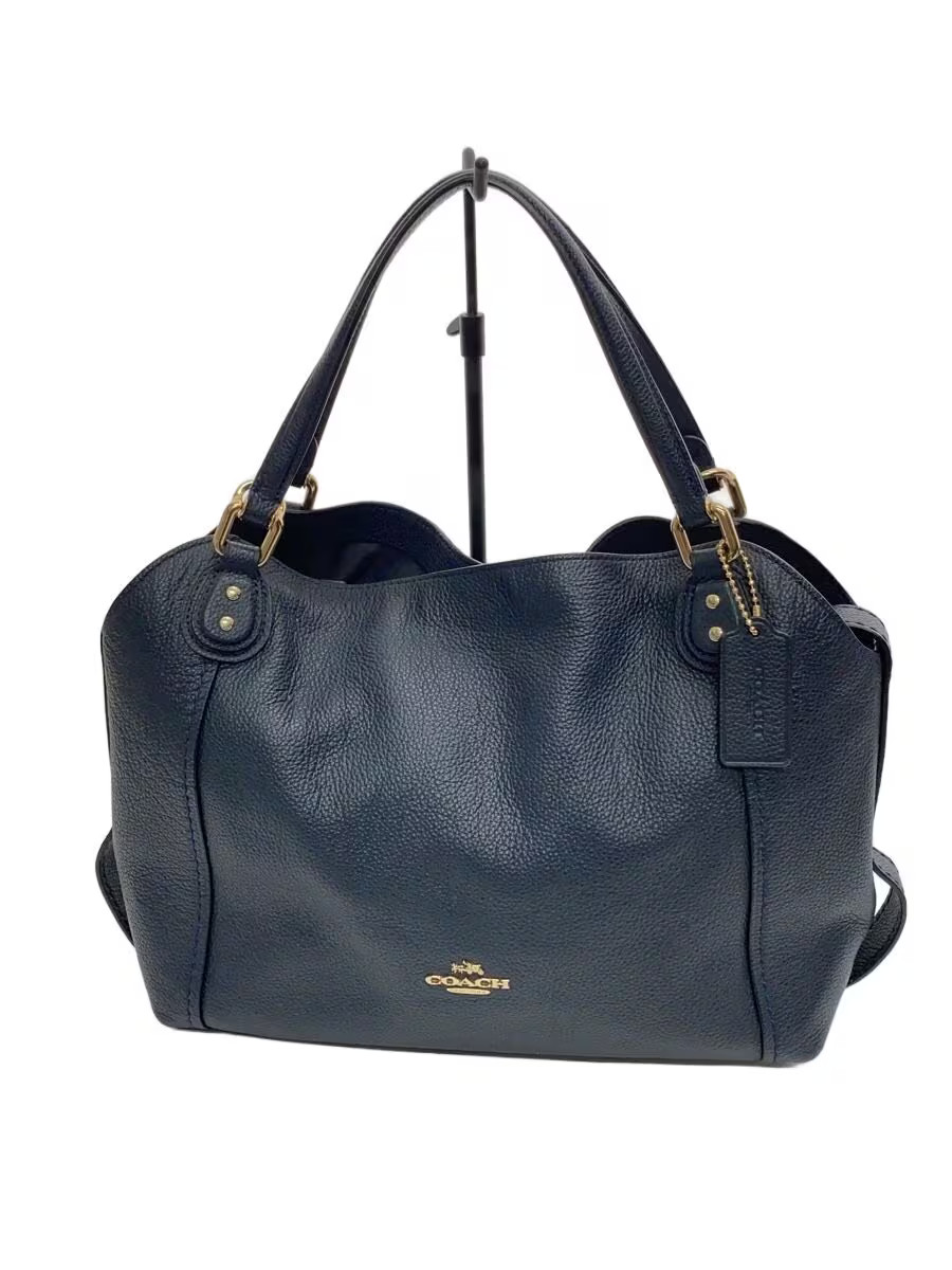 COACH Handbag Plain NVY K1780