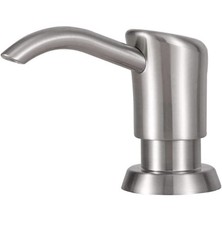 Soap Dispenser, Kitchen Sink Soap Dispenser Built in and Refill from The Top
