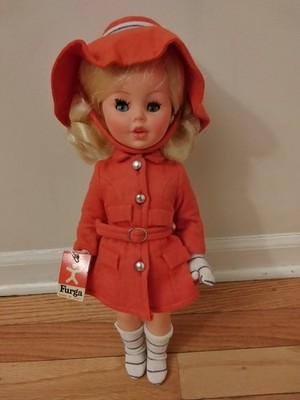 Furga Vintage 1960's Italian 16'' Doll NWT
