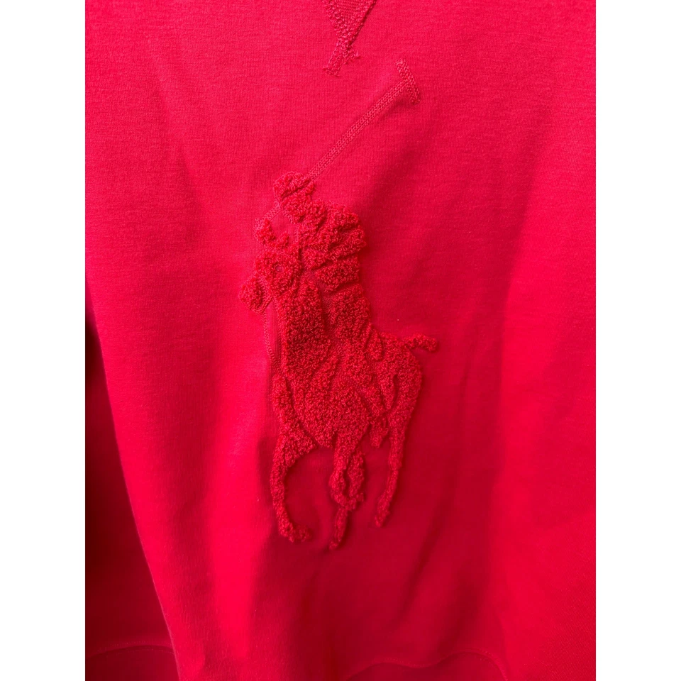 Conjunto de chándal Polo Ralph Lauren rojo para hombre’s M sudadera joggers ropa de calle Y2K Foto 3 de 4