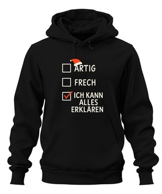 Funny Christmas Gift I Can Explain Everything Cheeky Saying Unisex Hoodie K
