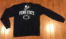 PENN STATE ATHLETICS CREWNECK SWEATSHIRT L NEW WITH TAGS