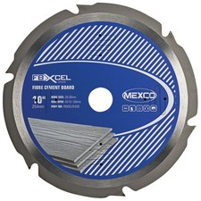MEXCO FBXCEL25430 Fibre Cement Board PCD Blade 254 x 30mm x 6T