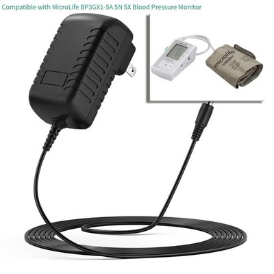 AC Adapter Power + USB Cord for MicroLife BP3GX1-5A 5N 5X Blood Pressure Monitor