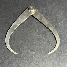 Starrett No. 26-4 Improved Firm Joint Calipers Flat Leg RARE 4"