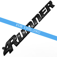 For 4runner 1996-2002 Letters Badge Rear Bumper Tailgate Emblems Black Nameplate For 4runner 1996-2002 Letters Badge Rear Bumper Tailgate Emblems Black Nameplate