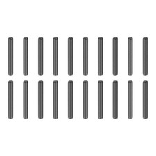 20Pcs 3mm x 22mm Dowel Pins, 304 Stainless Steel Shelf Support Pegs, Black