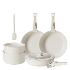 Gianna Non-Stick Cookware Set, Pots And Pans Set, With Spatula & Detachab