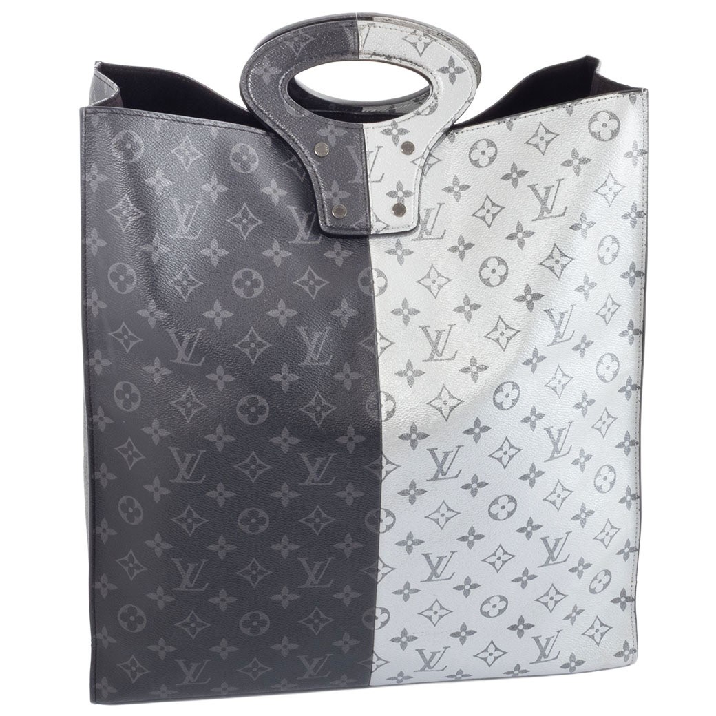 Louis Vuitton Split Bag Monogram Eclipse Tote M43… - image 1