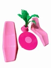Vintage 1987 Barbie Pink Chaise Lounge Set Lawn Pool Chair Plant Table