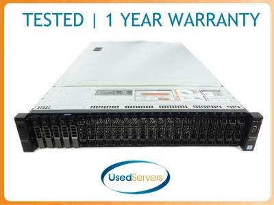 Poweredge R730XD 26x 2.5 128GB 2x E5-2650V4 2.2GHZ=24Cores 5x 120GB SATA SSD H73