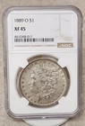 1889-O Morgan Dollar - XF45 - NGC - Light Patina - Some Luster