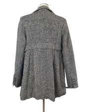 Pull En Laine Maternité Liz Lange - Col Roulé Zippé Gris Taille 3 - Occasion Très Bon État