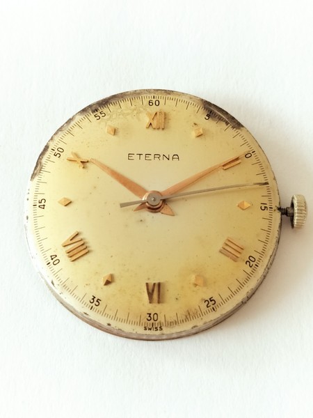 ETERNA  - Cal. 1116 N Manual Wind  movement With Dial.  (R-2564)