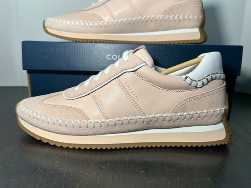 Cole Haan GrandPrø Premier Runner Sneakers Shoes Cameo Rose/Optic White Woman 9B - Picture 7 of 14