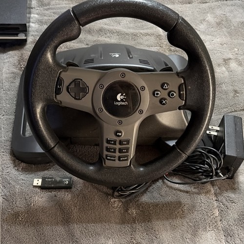 Logitech Racing Wheel Wireless USB for PlayStation 3 Gaming Controller ...