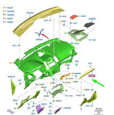 FORD GALAXY MK3 Instrumententafel-Zierleiste (Rechtslenker) 2374093 NEU ORIGINA FORD GALAXY MK3 Instrumententafel-Zierleiste (Rechtslenker) 2374093 NEU ORIGINA