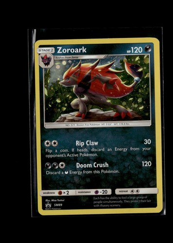 Zoroark - SM89 Holo Promo Sun & Moon Promo Pokemon Near Mint