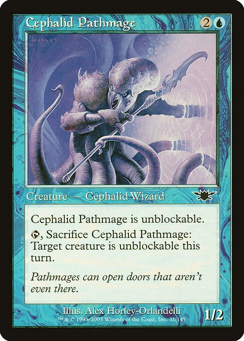 Cephalid Pathmage Foil Legions 31 NM MTG