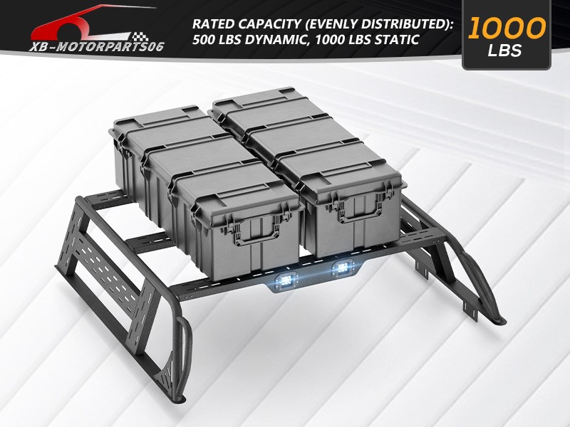 13.8'' Full-Size Rear Ladder Rack Back For 15-22 Colorado & Canyon w/ Bed Rails