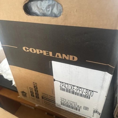 COPELAND COMPRESSOR ZP42LXE-PFV-800  42k BTU 3.5  Ph1 208- 230 Scroll Compressor