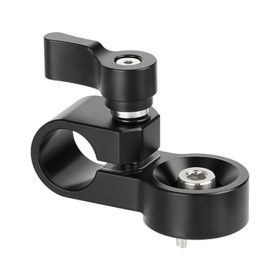 Heavy Duty Aluminum Pipe Clamp With 1/4inch-20 Thread Screw for 15mm Pipe Single