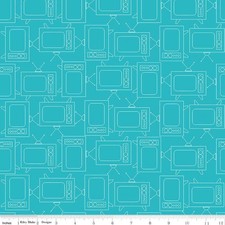 TV in Turquoise | Bee Basics | Riley Blake